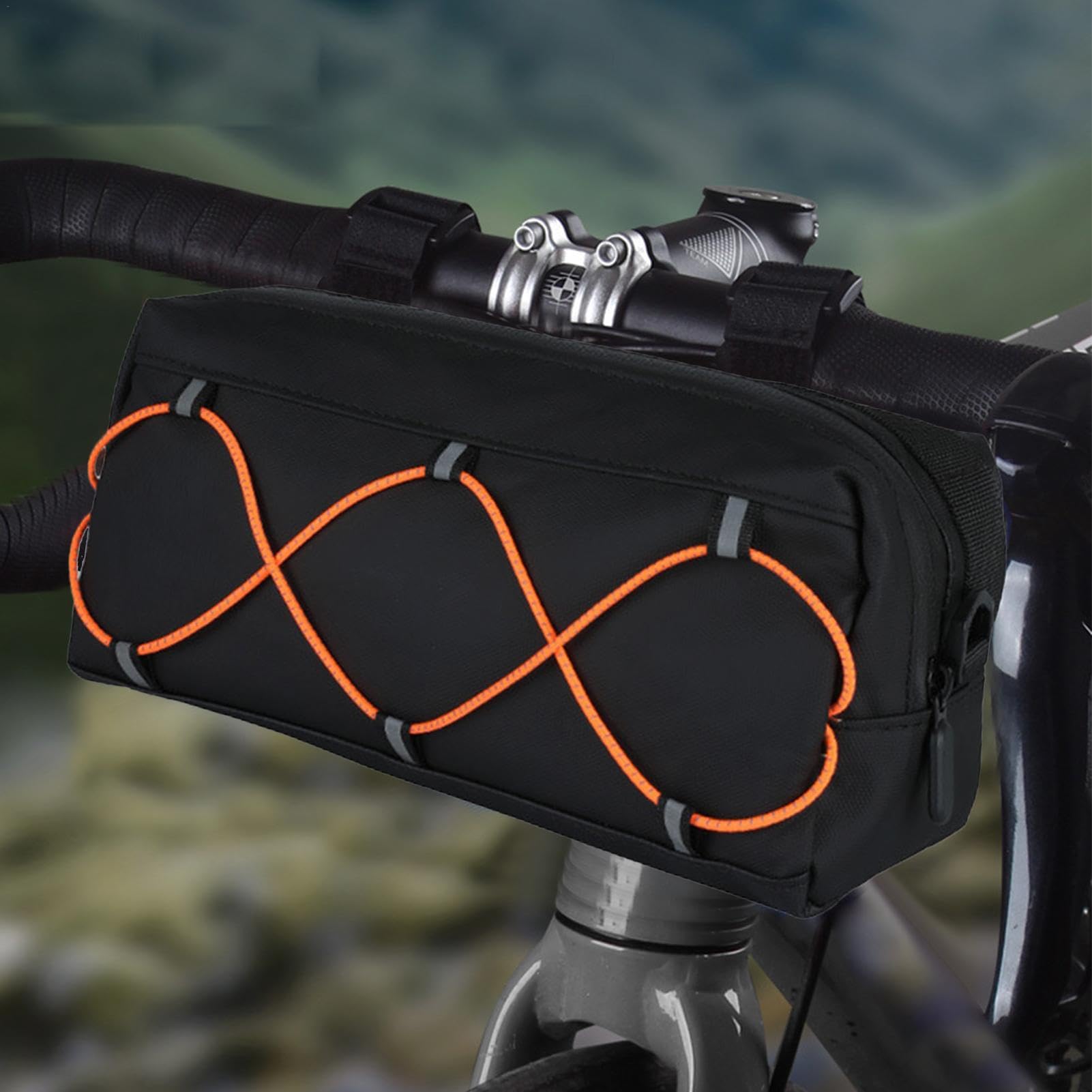 Amazon.co.jp: ハンドルバーポーチ、サイクリングフロントバッグ